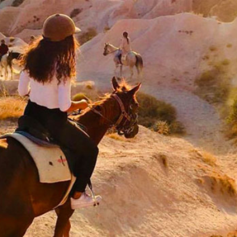 Horse Riding on Valley